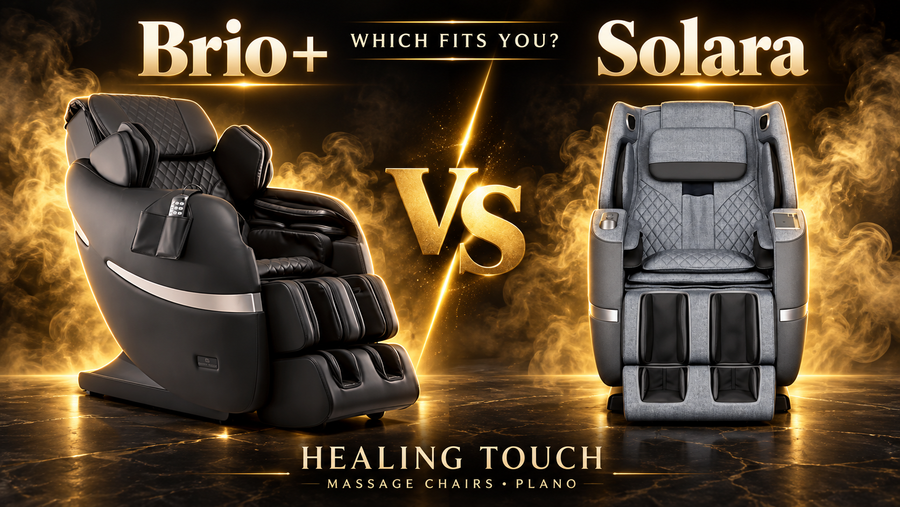 Brio+ vs Solara: Choosing a Lower-Priced Massage Chair