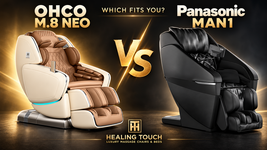 OHCO M.8 NEO vs Panasonic MAN1: Massage Chair Comparison