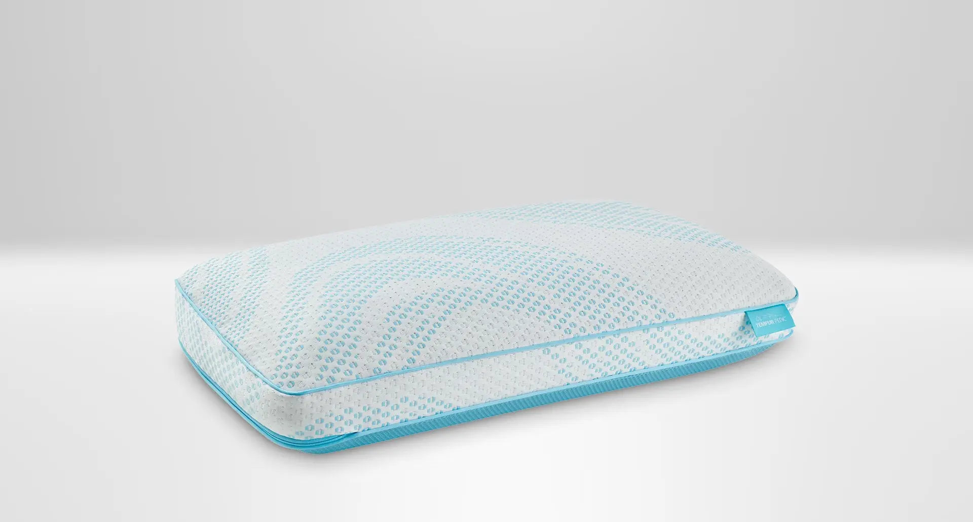 Tempur-Pedic TEMPUR-Breeze ProHi pillow with ergonomic design and cooling cover for comfortable sleep support.