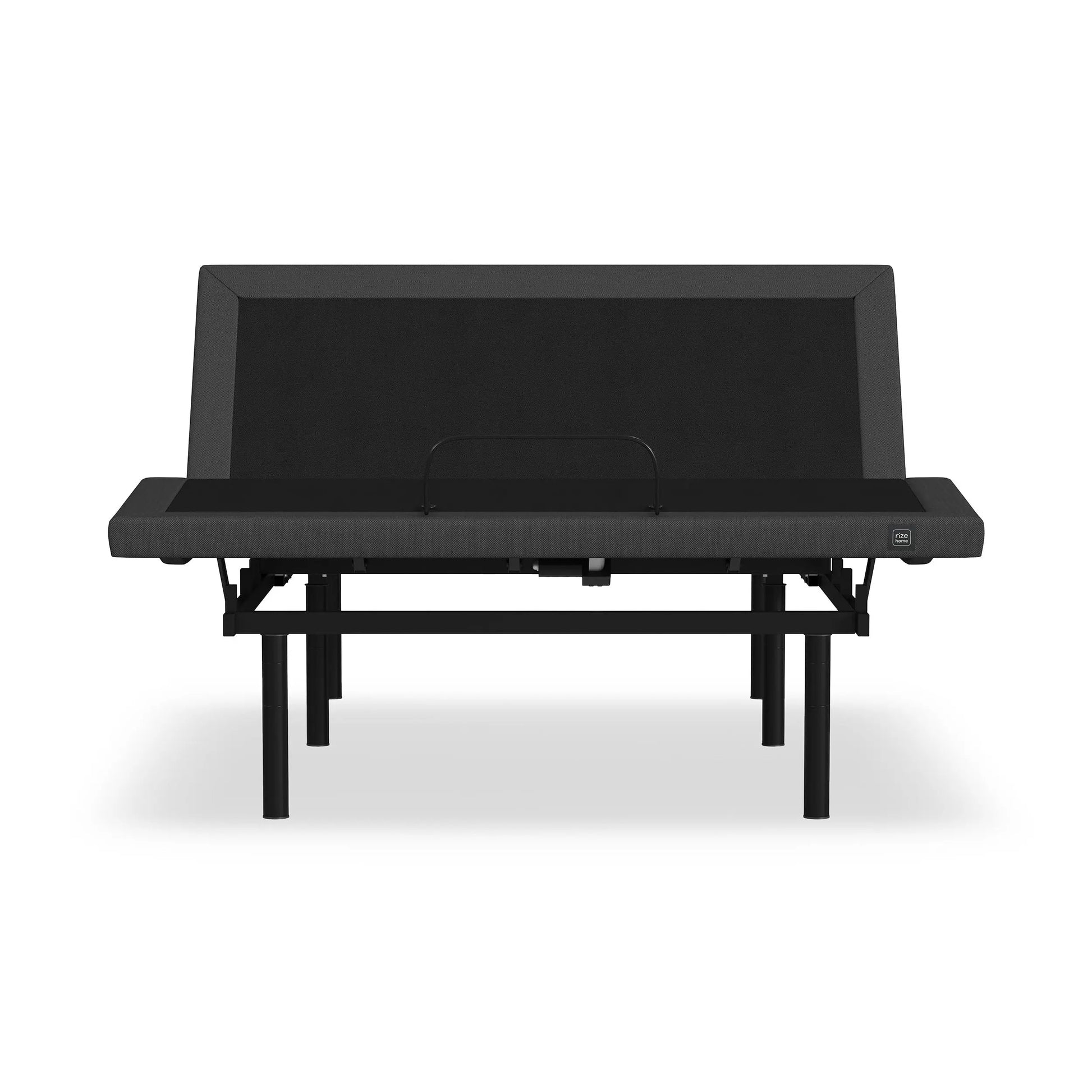 Rize Clarity II adjustable base with remote control, showing its modern design and sturdy frame for customizable sleep comfort.