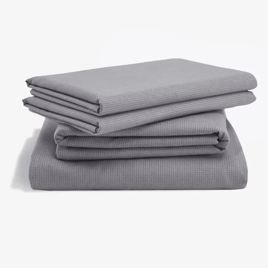 Tempur-Pedic ProAir sheet set with coolray mesh fabric, featuring soft, breathable sheets for comfortable sleep.