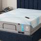 Tempur-Pedic Active Breeze mattress shown from a three-quarter angled view, highlighting its sleek design and cooling surface.
