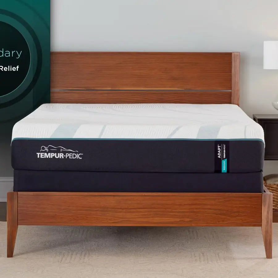Tempur-Pedic TEMPUR-Adapt medium gel mattress with adaptive memory foam for personalized comfort and pressure relief.
