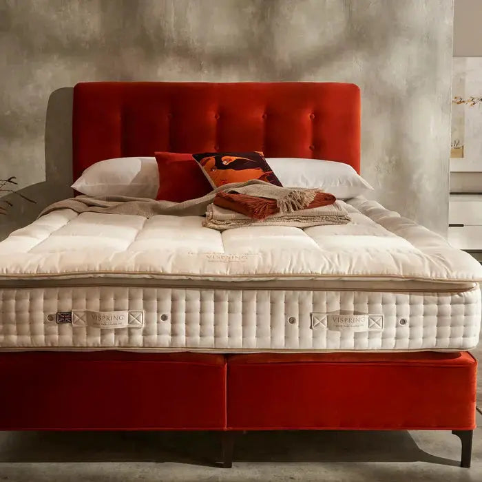 Via Spring Topper Vispring Heaven Luxury Supreme mattress topper with plush, quilted ...