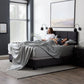 Malouf botanical sheet set made from TENCEL Lyocell fiber, featuring smooth, breathable fabric and nature-inspired design.