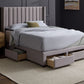 Malouf Watson platform bed frame with a sleek design, featuring a sturdy wooden frame and modern style suitable for a bedroom.