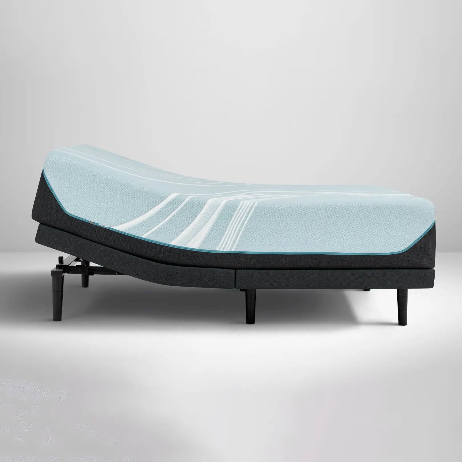 Tempur-Pedic LuxeAdapt soft queen mattress with ergonomic design and Prosmart technology for enhanced comfort and support.