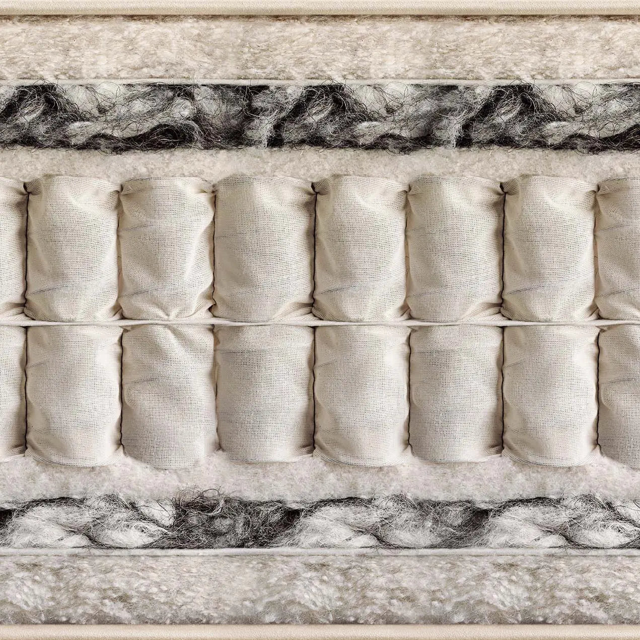 Vispring Tiara Superb luxury mattress with plush fabric and elegant design, showcasing its high-quality craftsmanship.