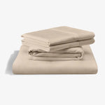 Malouf Classic Cotton Sheet Set featuring luxurious Egyptian cotton, soft, smooth, and breathable for comfortable sleep.