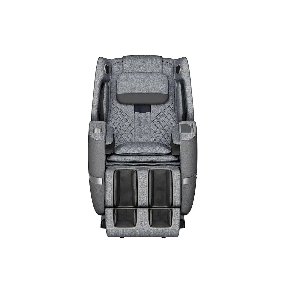 Positive Posture Solara ergonomic office chair with adjustable headrest and lumbar support, black mesh back and cushioned seat.