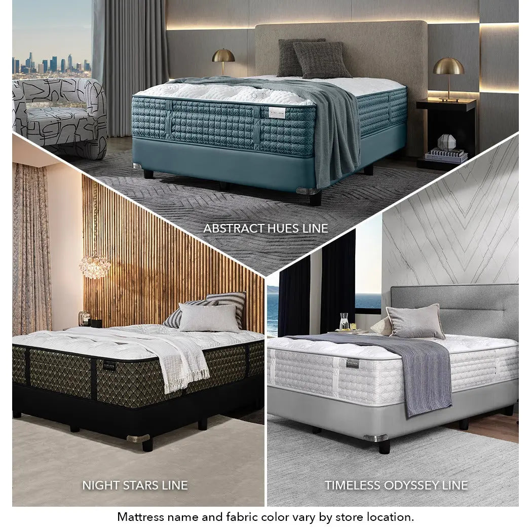 Aireloom Luxetop M2 Luxury Firm mattress with plush, high-quality fabric and supportive design, shown on a modern bed frame.