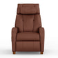 Positive Posture Cafe+ recliner with chestnut upholstery, showcasing its upright and comfortable sitting position.