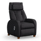 Positive Posture Cafe+ recliner in obsidian black, featuring ergonomic design and plush cushioning for comfortable seating.