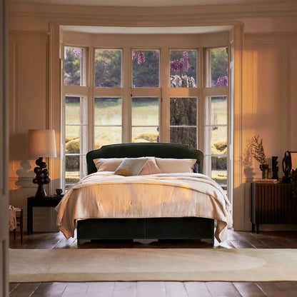 Vispring Masterpiece Superb bed in a sunlit room
