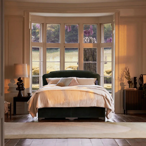 Vispring Masterpiece Superb bed in a sunlit room